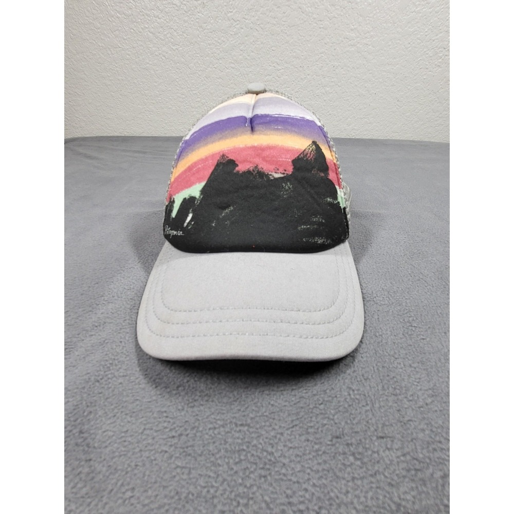 Patagonia Hat Trucker Cap Men One Size Multicolor Cotton Mesh Fitz Roy Horizon